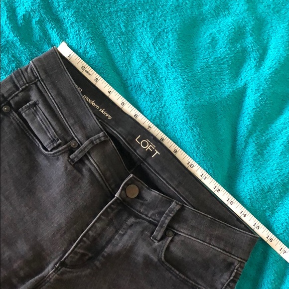 LOFT modern skinny jeans size 29/8 - Picture 6 of 9